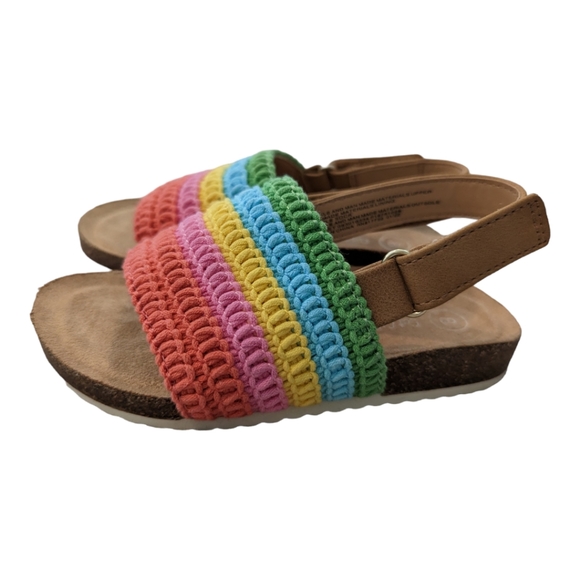 Cat & Jack Josephine Rainbow Sandles - Picture 4 of 7